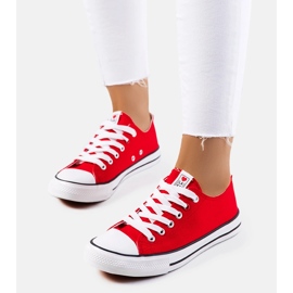 Deportivas clásicas de mujer Kolind rojas rojo 3