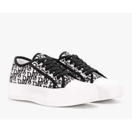 Zapatillas blancas en la plataforma Lalonde blanco 1