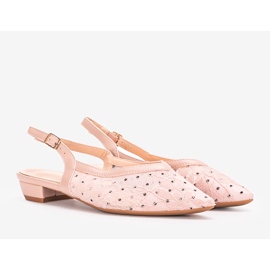 Bailarinas Marlioz encaje rosa 1