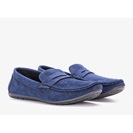 Mocasines hombre Gradasso azul marino 1