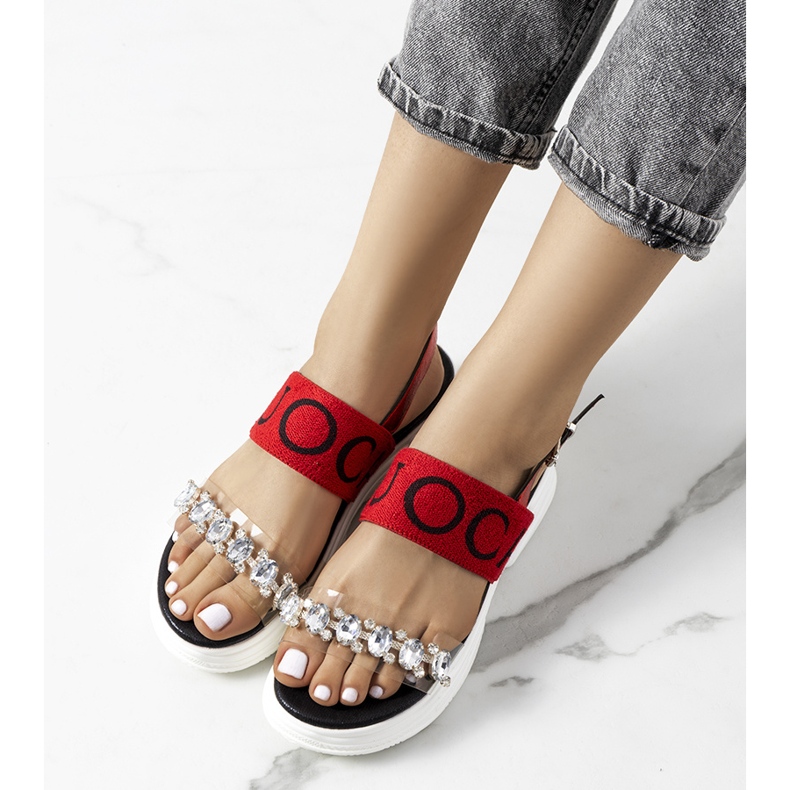 Sandalias rojas de mujer Hanin rojo 1 Sandalias rojas de mujer Hanin rojo 1