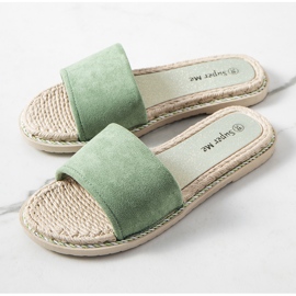Pantuflas verdes Staton de mujer 1