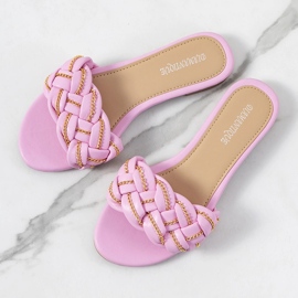 Zapatillas elegantes de Correra rosa 1