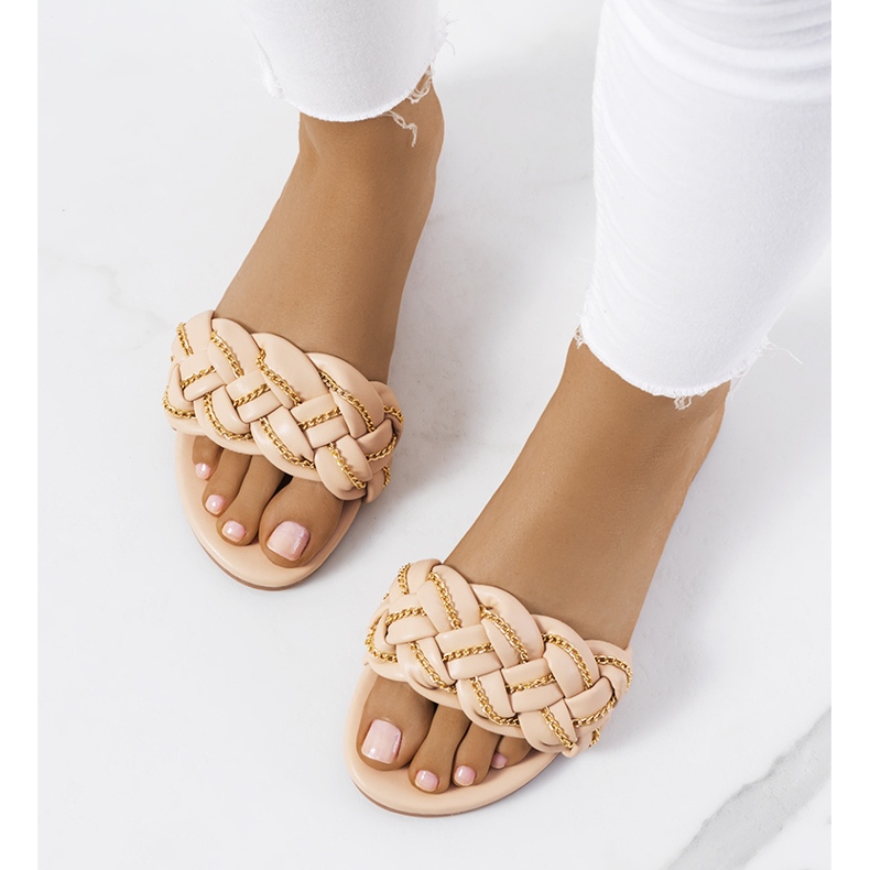 BM Zapatillas elegantes Correra beige 1