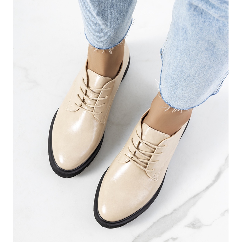 Zapatos mujer Mungo beige 1