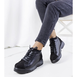 Zapatillas negras de tacón alto de Ambly negro 1