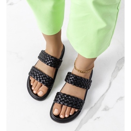Pantuflas Reesal negras negro 2