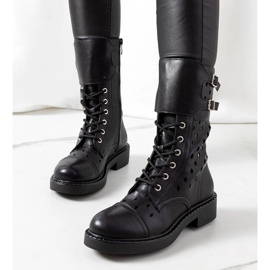Botas caladas negras de Finlay negro 4