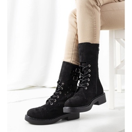 Botas negras Barkly caladas negro 1