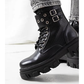 Botines negros con suela trapper de Rubeo 2