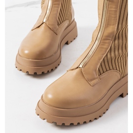 Botas marrones con calcetín en la parte superior de Lewin marrón 1