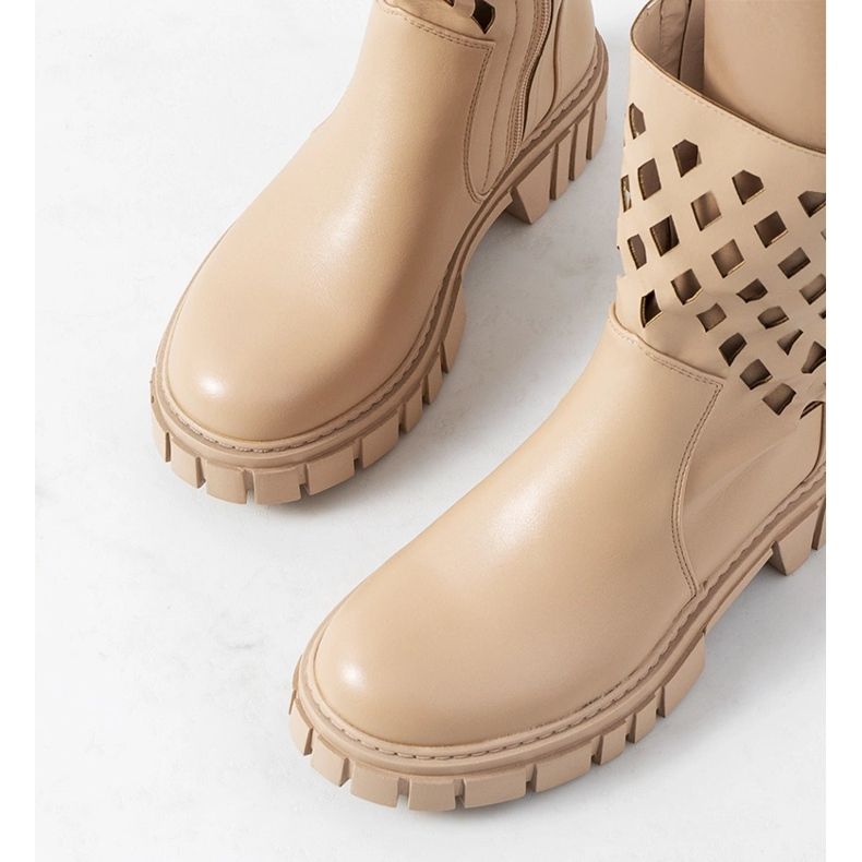 Botines Dinah beige 1 Botines Dinah beige 1