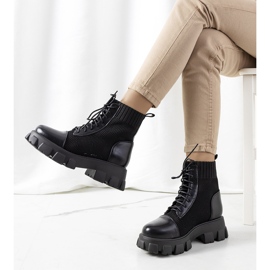 Botas negras de mujer de Lewers negro 2