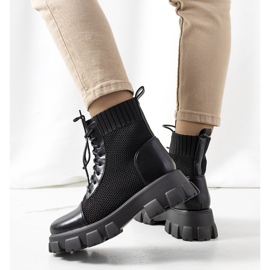 Botas negras de mujer de Lewers negro 3