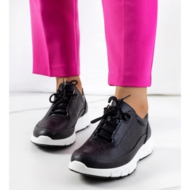 Deportivas Kaypa de piel negra negro 1 Deportivas Kaypa de piel negra negro 1