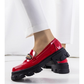 Zapatos Alcione lacado rojo 2