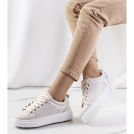 Deportivas beige con suela gruesa Louisiana 2