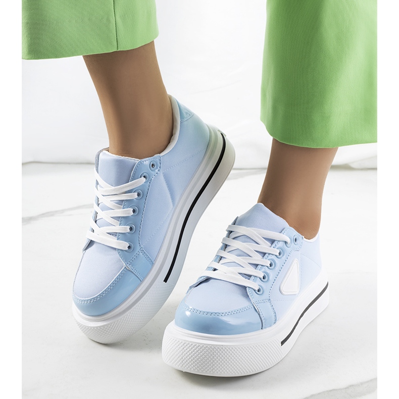 Deportivas azules con suela gruesa Scrabster 1 Deportivas azules con suela gruesa Scrabster 1