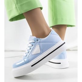 Deportivas azules con suela gruesa Scrabster 2
