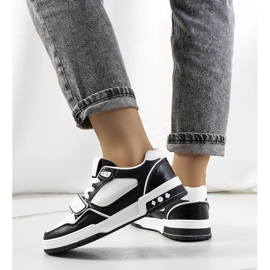 Deportivas Kadie de mujer negras blanco 2