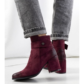 Botas burdeos Craydon rojo 1