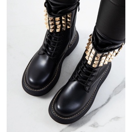 Botas negras con tachuelas Lacer negro 2
