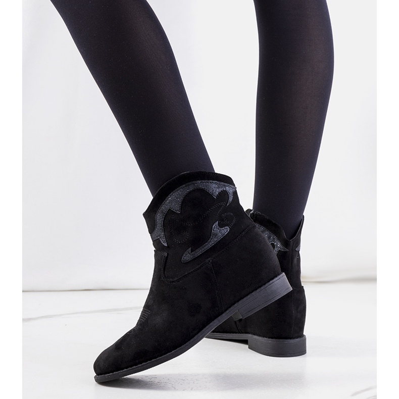 Botas cowboy negras de Velha negro 1 Botas cowboy negras de Velha negro 1