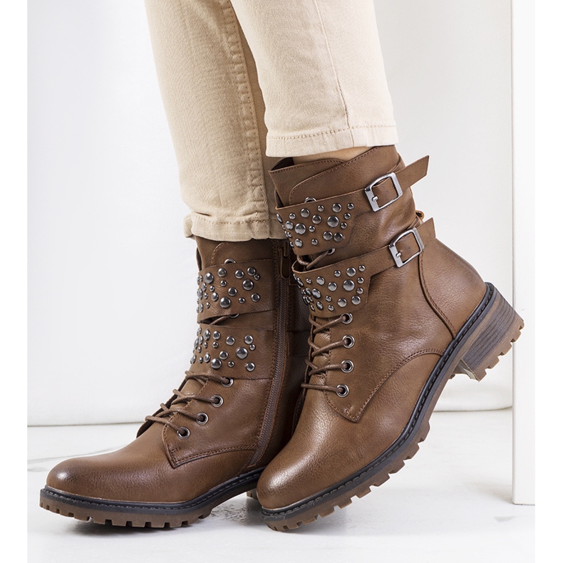 Botas de montaña mujer Menez marrón 1