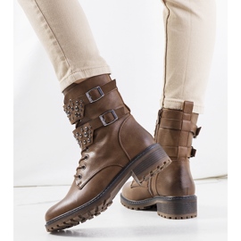 Botas de montaña mujer Menez marrón 2