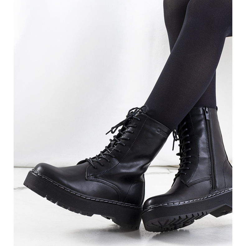 Botas negras Big Star II 274109 negro 1 Botas negras Big Star II 274109 negro 1