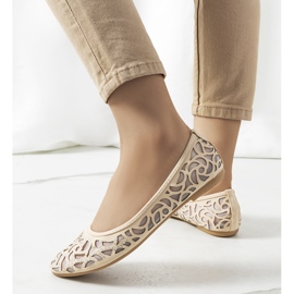 Bailarinas caladas Coalfell beige 2