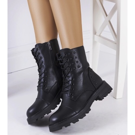Botas ecopiel negras de Polperro negro 1