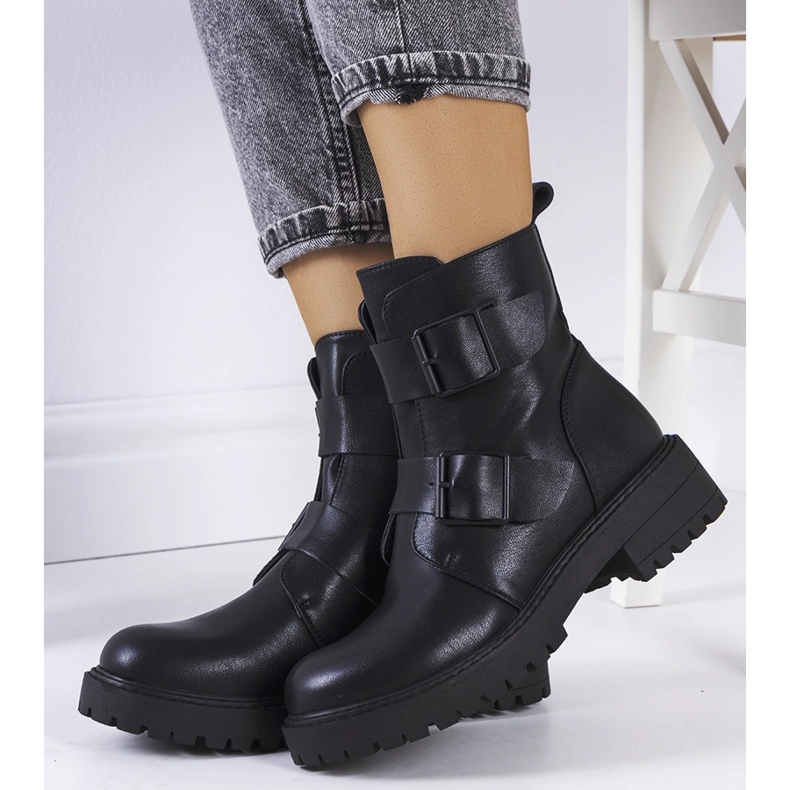 Botas ecopiel Leurbost negras negro 1