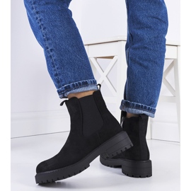 Botas en ante ecológico negras de Ecrin negro 2