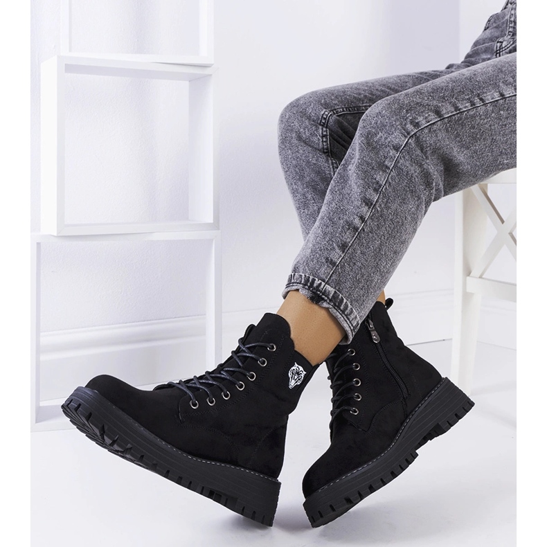 Botas Uzeir eco-ante negro 1