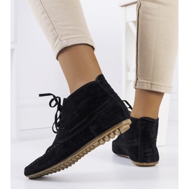 Botines negros Lalo de ecogamuza 2