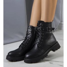 Botas de ecopiel negras de Narnclaedra negro 1 Botas de ecopiel negras de Narnclaedra negro 1