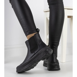 Botines Chelsea en ecopiel negros de Loree 1