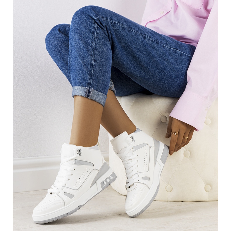 Zapatillas grises para el tobillo Megatheo 1