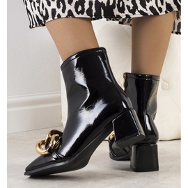 Botines Milanel charol negro 1 Botines Milanel charol negro 1