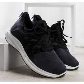 Deportivas negras Gleeson de hombre negro 1