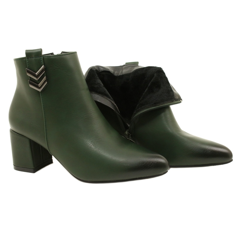 M.Daszyński Botas aislantes con cremallera verdes. 4 M.Daszyński Botas aislantes con cremallera verdes. 4