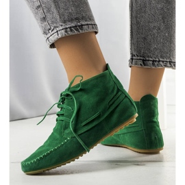 BM Botines Lalo eco-gamuza verde 1