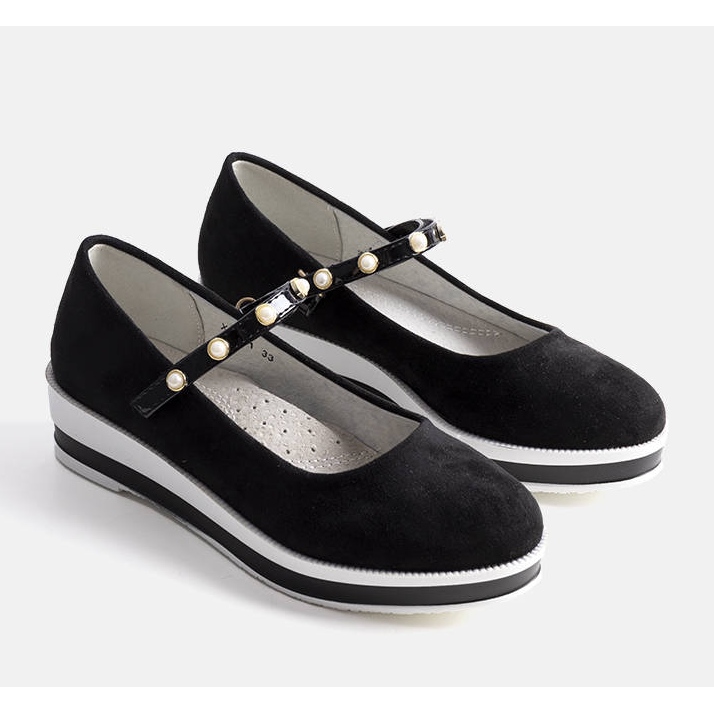 BM Bailarinas infantiles negras de Renate negro 2