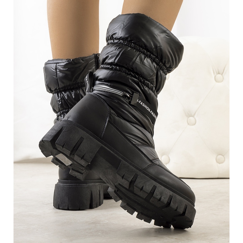 Botas de nieve negras para mujer de Mette negro 1 Botas de nieve negras para mujer de Mette negro 1