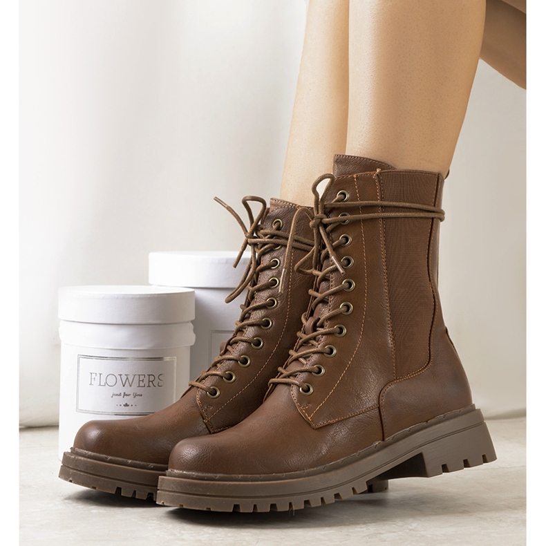 PA1 Botas marrones de mujer de Bromley. marrón 1