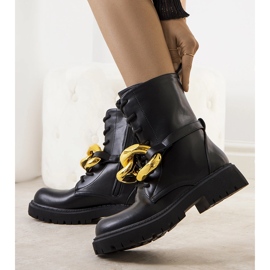 Botas de montaña negras con cadena Galar negro 2