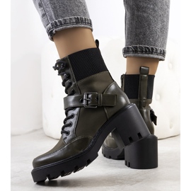 PA1 Zapatos tacón Messina verde 1