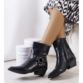 Bota cowboy Marlia negra negro 2