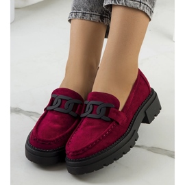 Zapatos Gabriella eco-gamuza burdeos rojo 1 Zapatos Gabriella eco-gamuza burdeos rojo 1